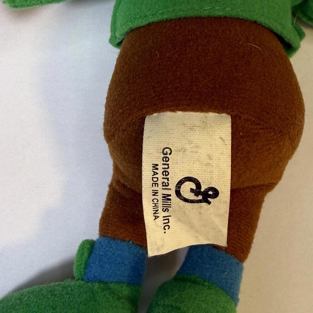 Lucky the Leprechaun General Mills Plush – Vintage Cereal Mascot Stuffed Toy - Picture 4 of 5